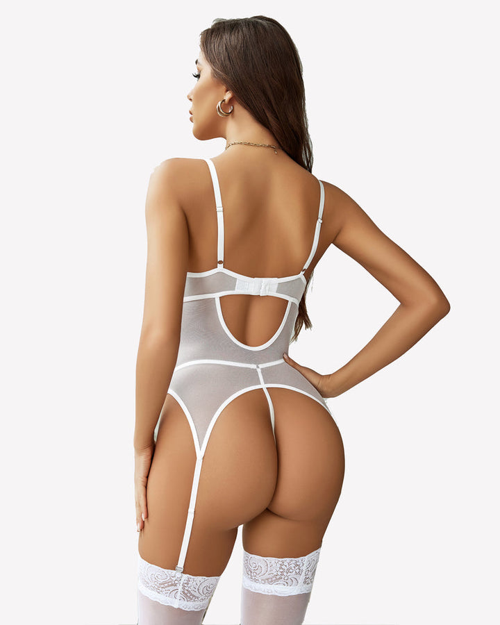 Vyrielle – Floral Lace Corset Set