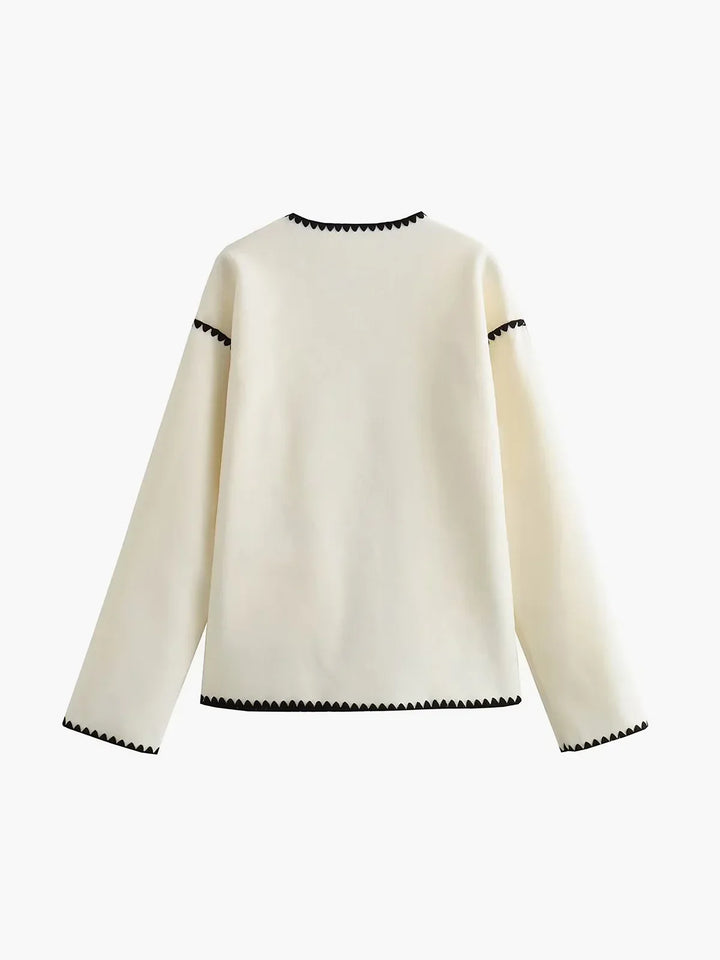 Keep the Warm Essential Contrast Trim Coat