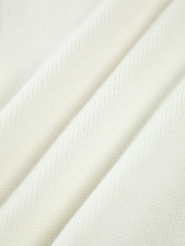 Pearl-Trim Frayed Hem Cardigan