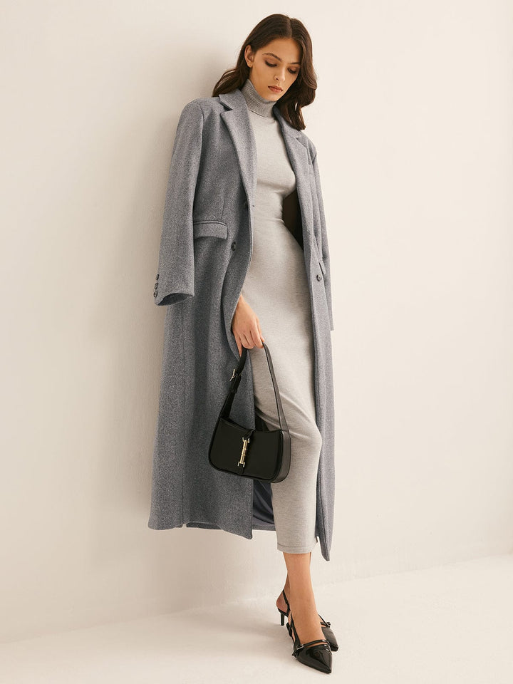 Kensington Double-Breasted Wool Coat
