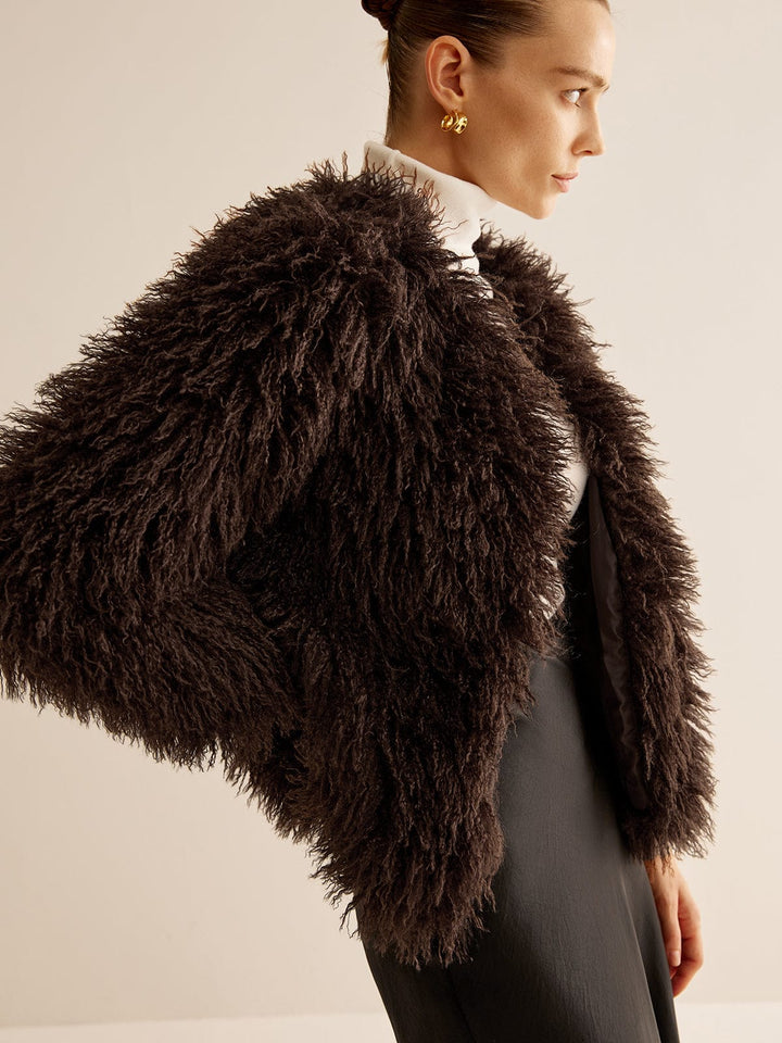 Brown Sydney Luxe Faux Fur Jacket