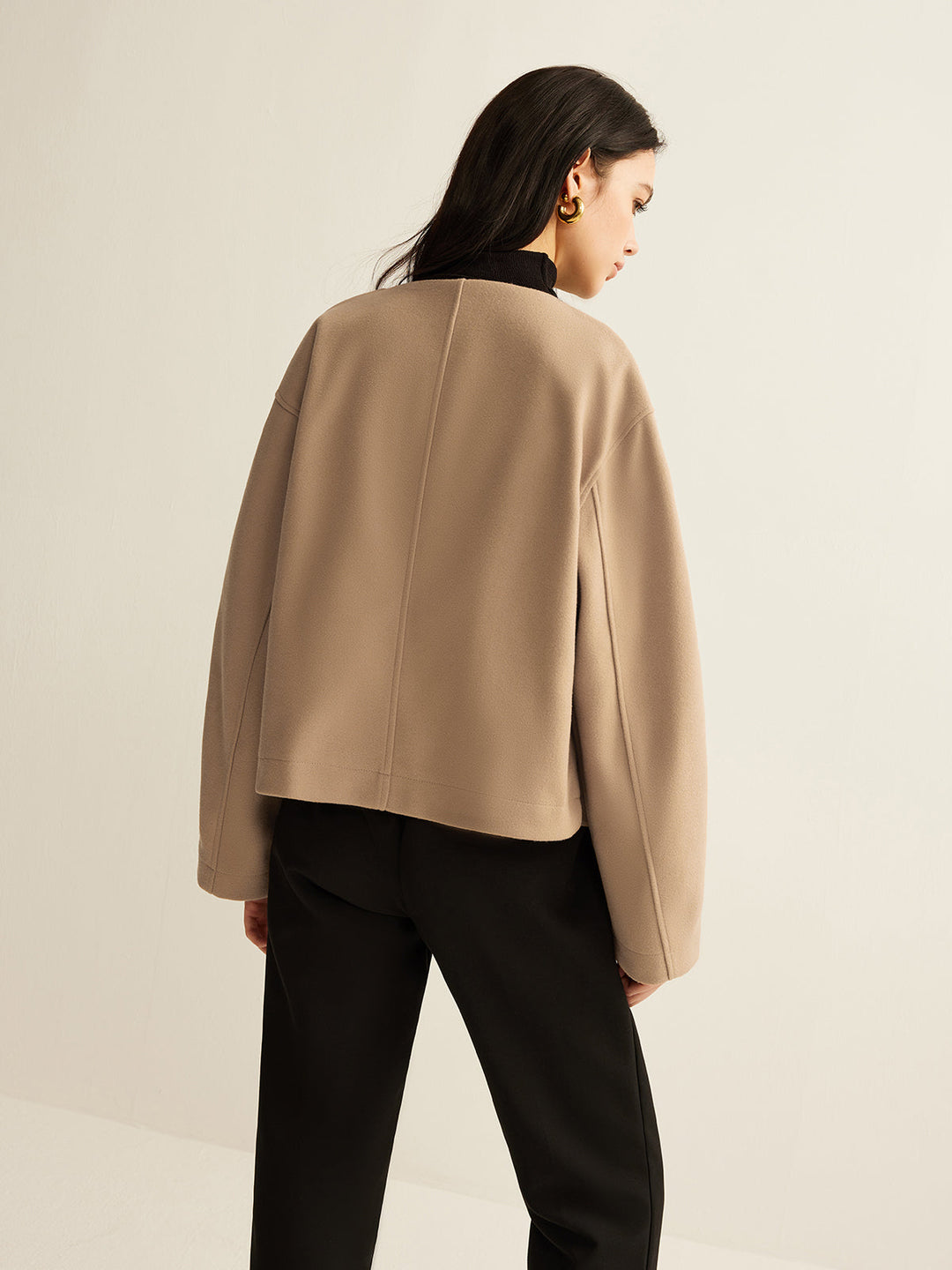 Aria Draped Coat