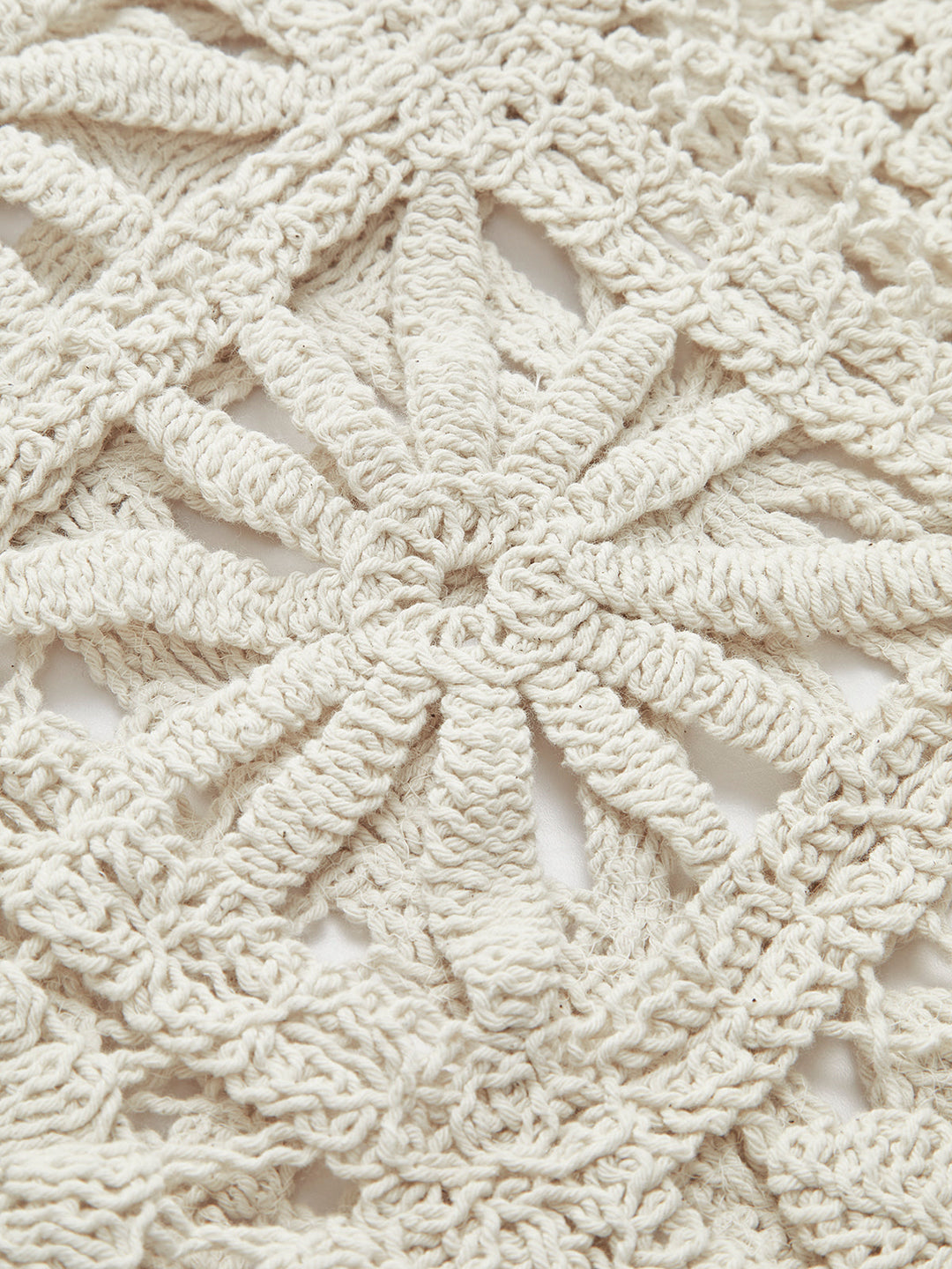 Solana Crochet Button-Up Cardigan