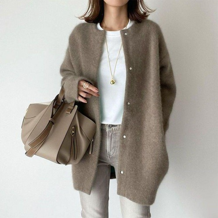 Willowmist Brushed Wool Cardigan