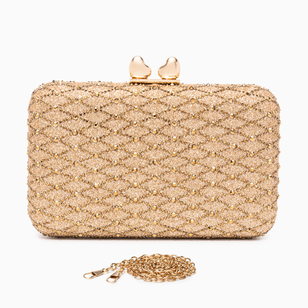 Lugano Lattice Clutch Bag