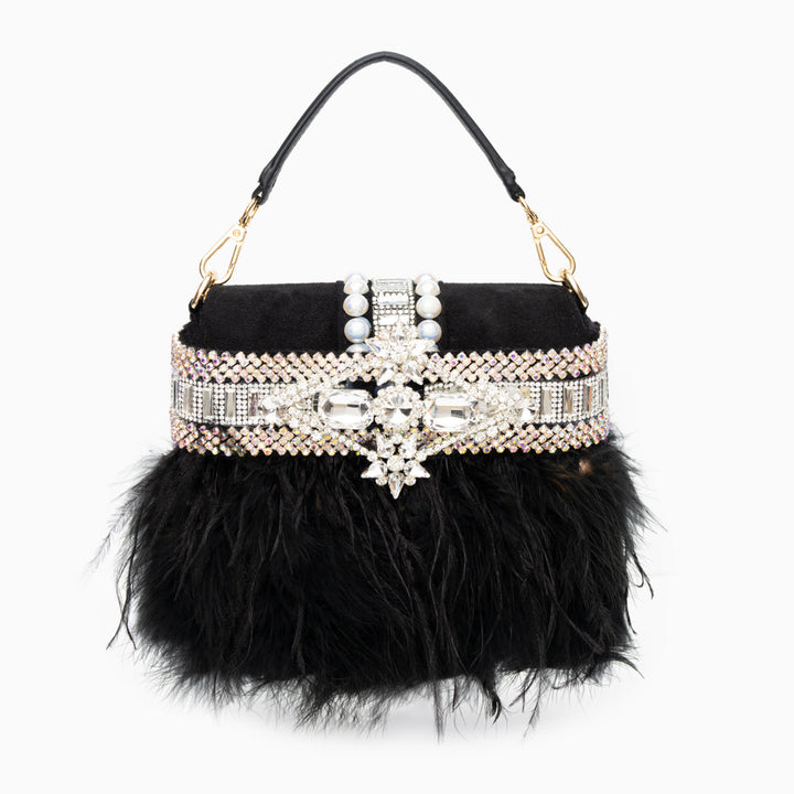 Lagos Feather Handbag