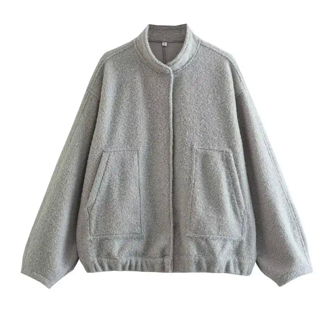 Paddington Plush Snap Front Jacket