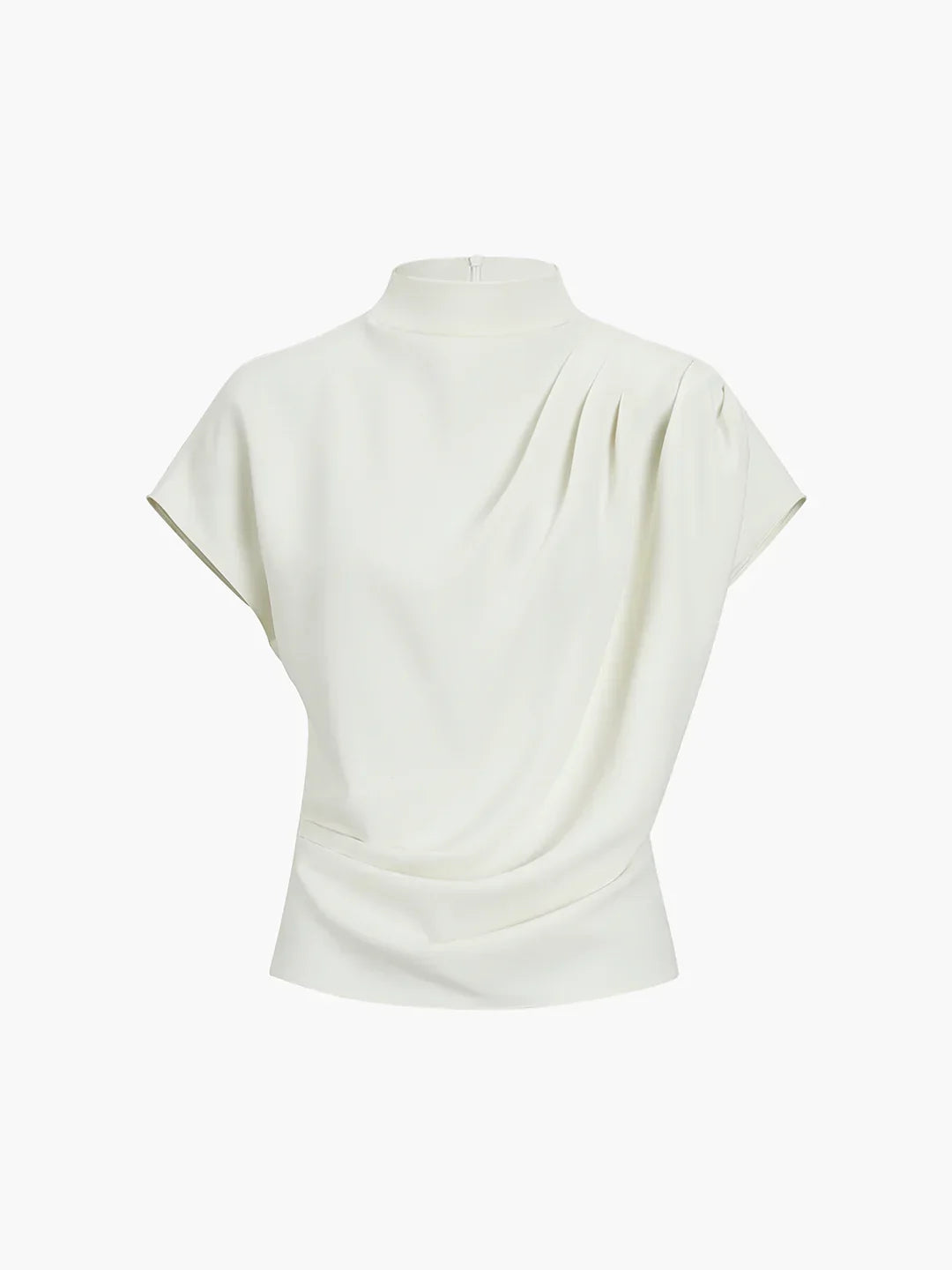 Elegant Style Minimalism Short Sleeve Top