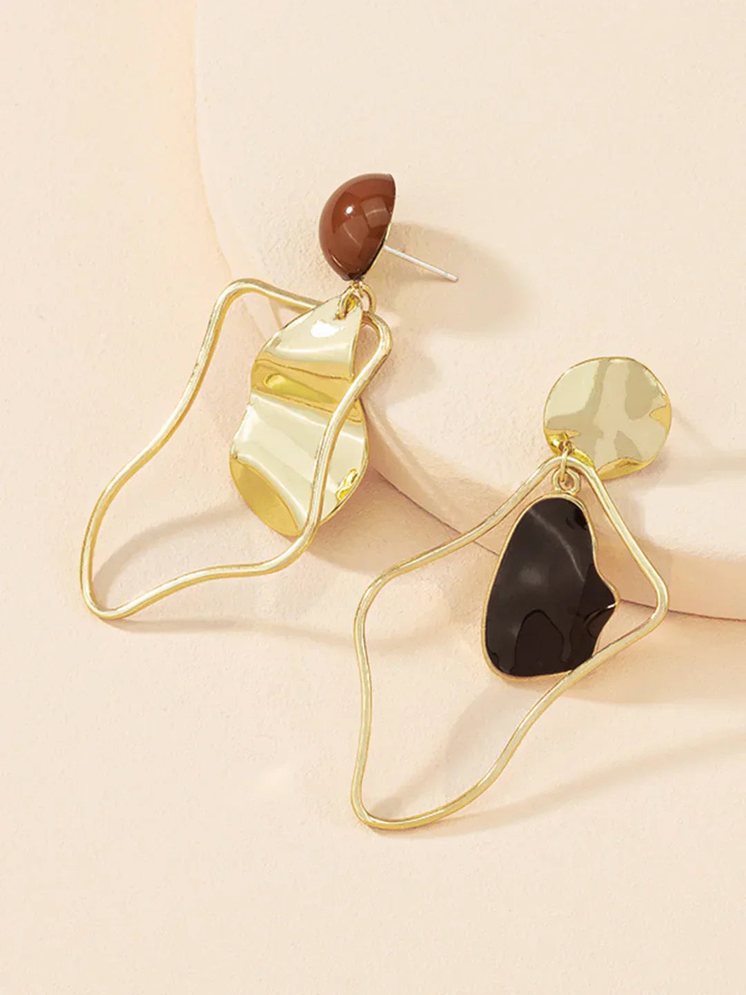 Retro Fashion Irregular Stud Drop Earrings