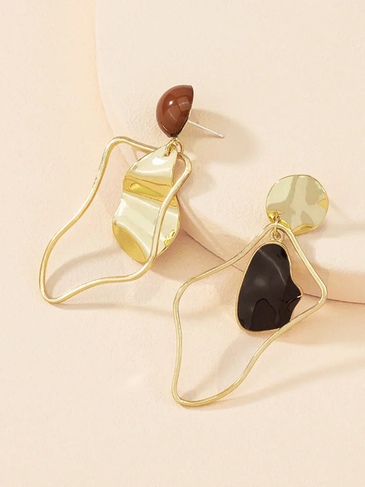 Retro Fashion Irregular Stud Drop Earrings
