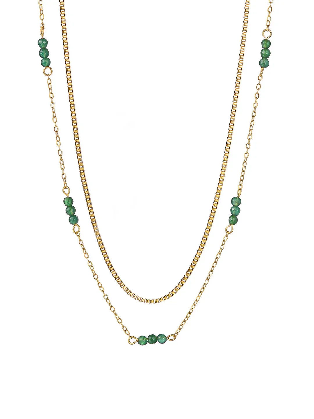 Minimalist Stackable Beaded Necklace