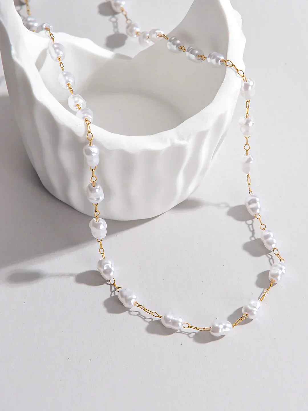 Minimalist Stackable Beaded Necklace