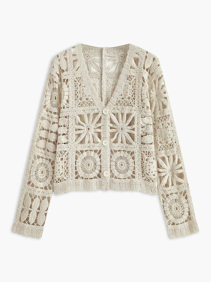 Boho Breeze Crochet Cardigan