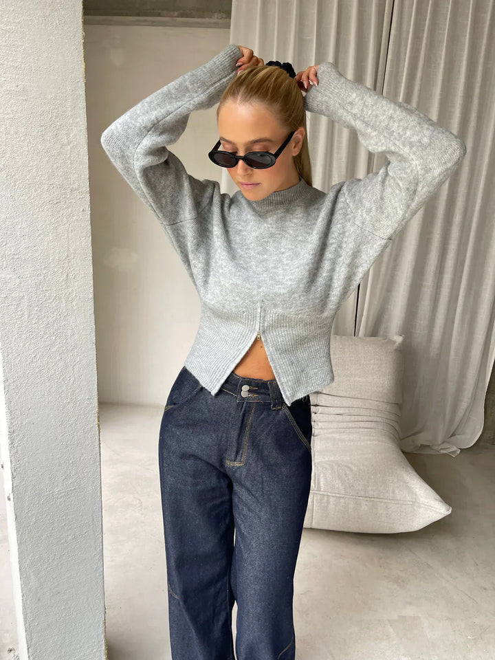 Oslo Split Hem Knit Jumper