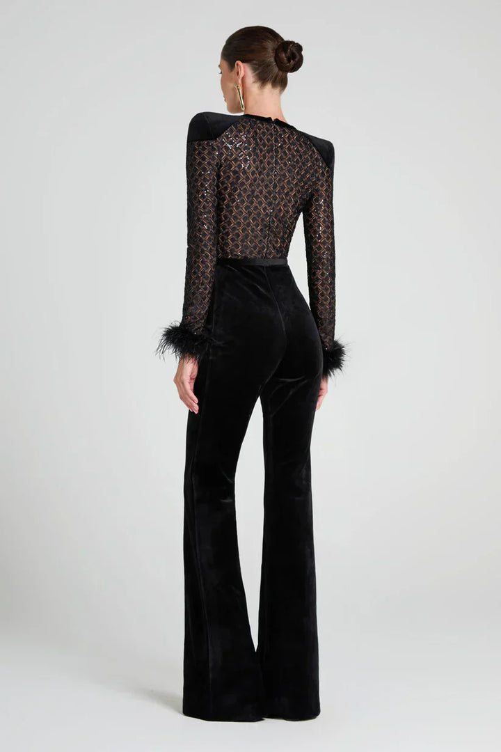 Darla Feather Jumpsuit
