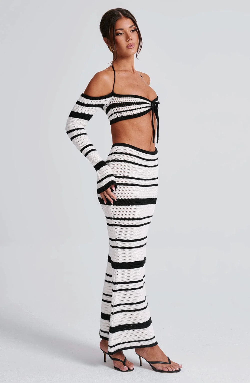 Coastal Rhythm Knit Two-Piece Set