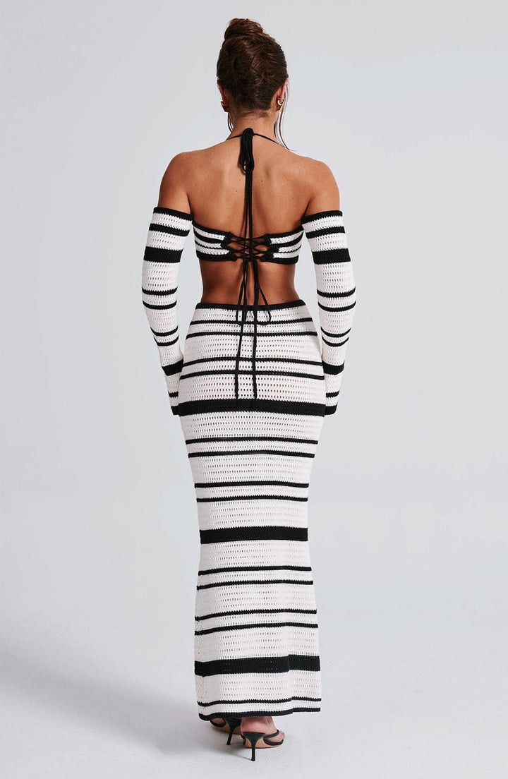 Coastal Rhythm Knit Two-Piece Set