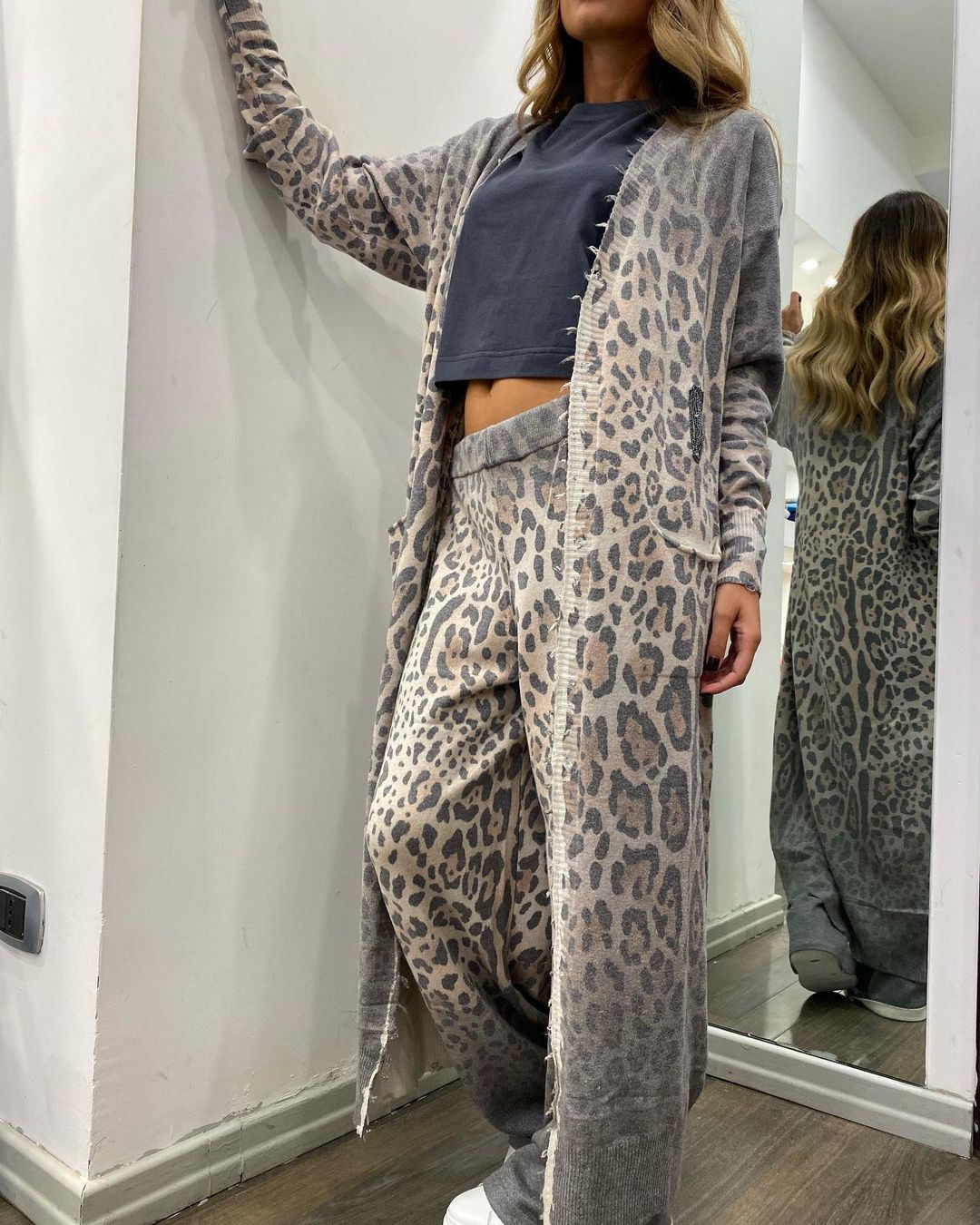 Savage Ease Knit Cardigan Set