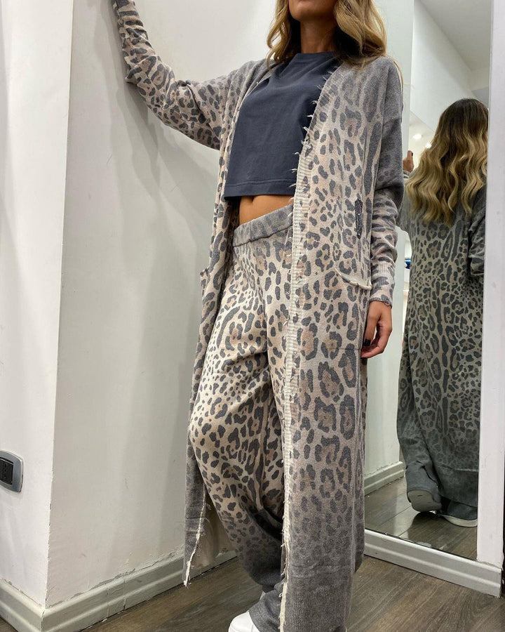 Savage Ease Knit Cardigan Set