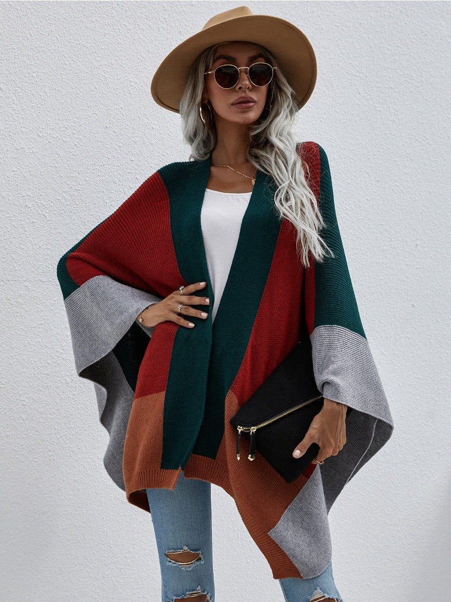 Sierra Trails Colourblock Long Cardigan