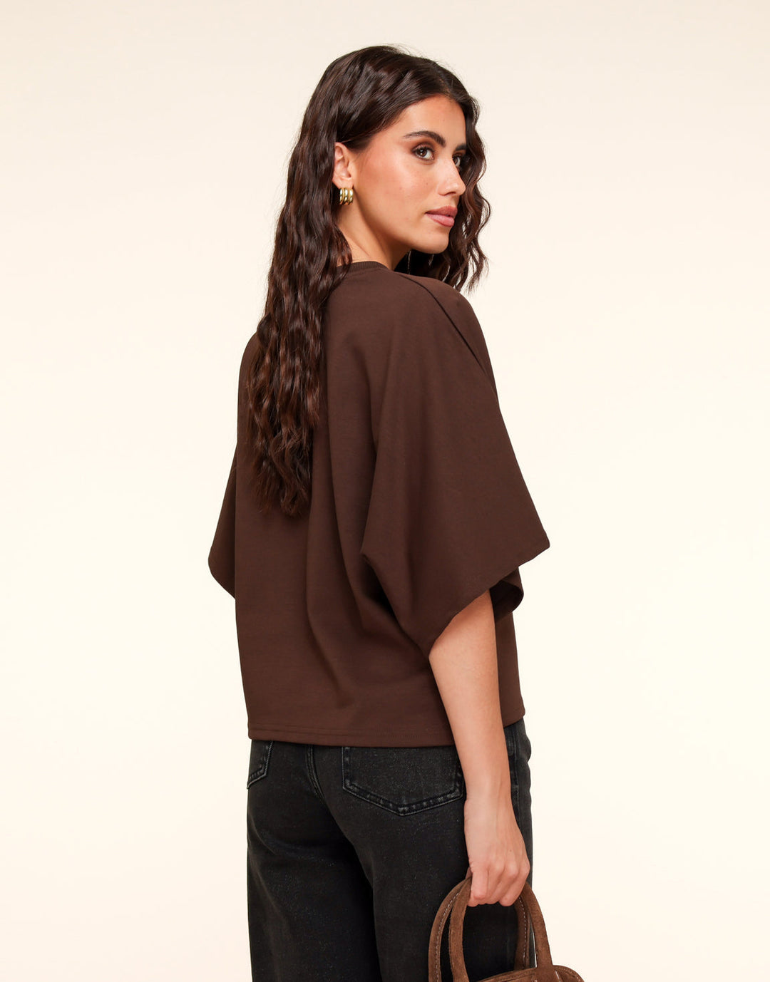 Dark brown Oversized SS - T-shirt