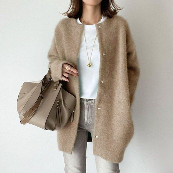 Willowmist Brushed Wool Cardigan