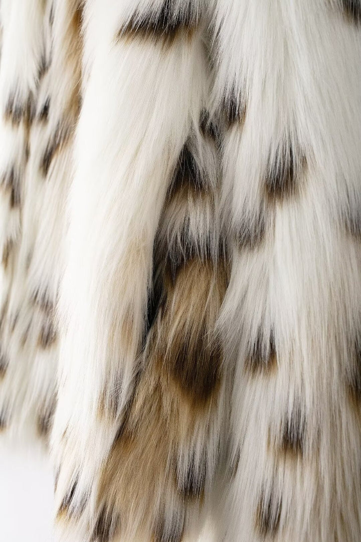 Savanna Spotted Faux Fur Jacket