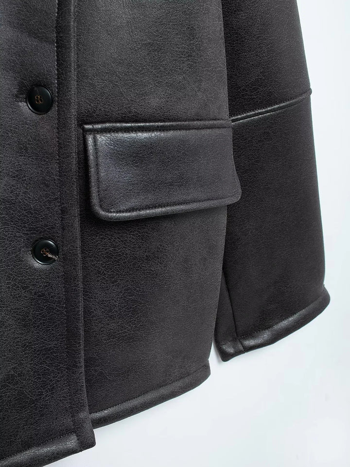 Alpine Affair Faux Shearling Coat