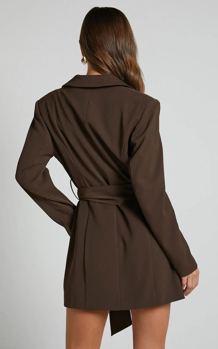 Paramount Belted Blazer Dress
