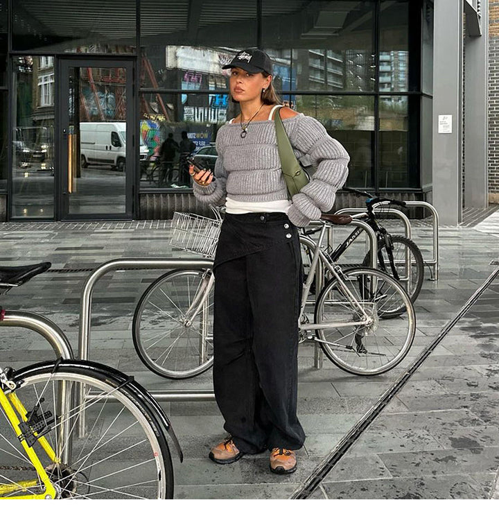 Noelle Off-Shoulder Knit Jumper