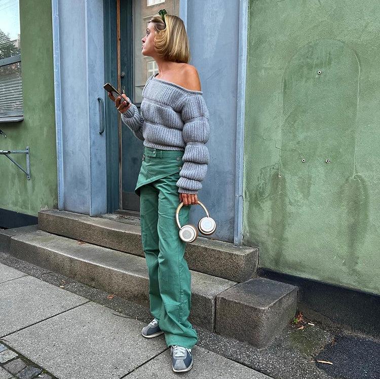 Noelle Off-Shoulder Knit Jumper