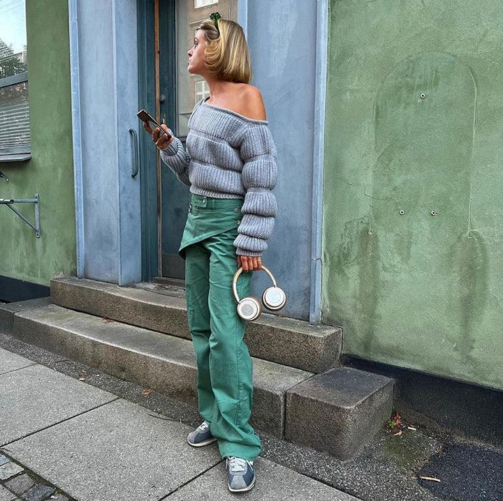 Noelle Off-Shoulder Knit Jumper