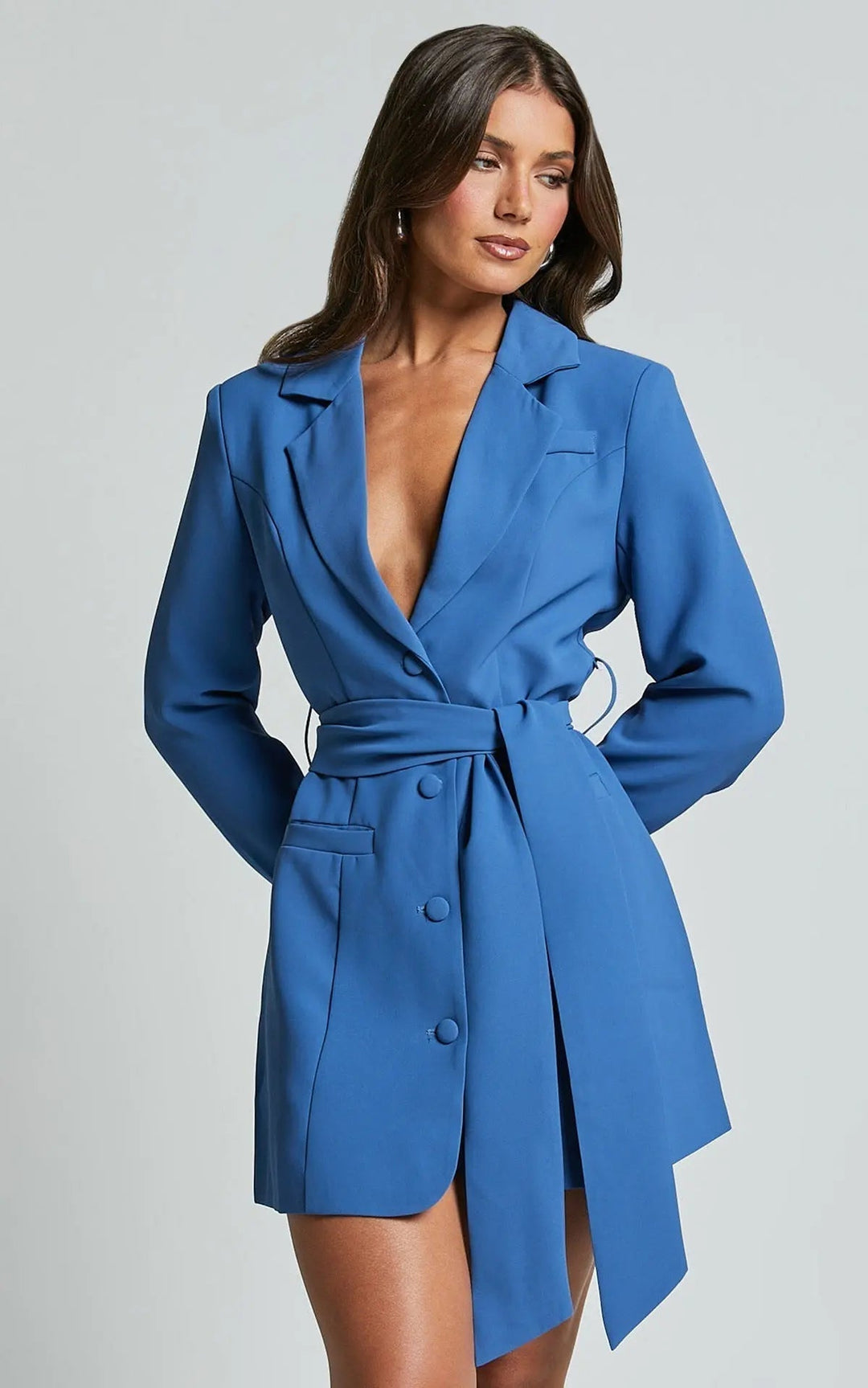 Paramount Belted Blazer Dress