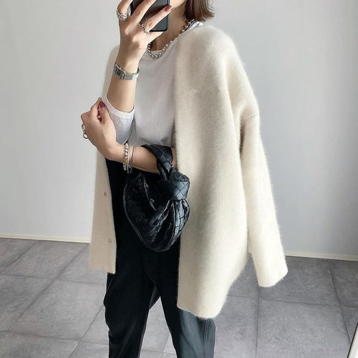 Willowmist Brushed Wool Cardigan
