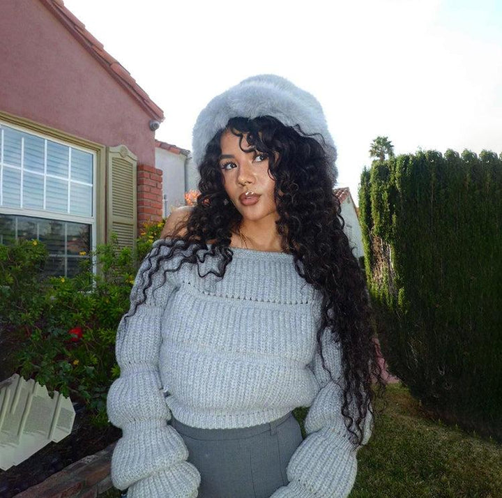 Noelle Off-Shoulder Knit Jumper