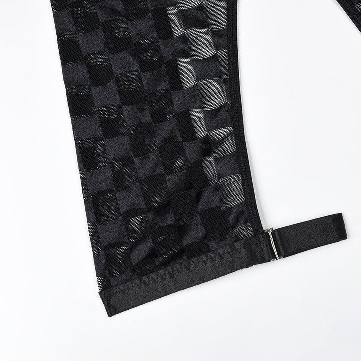 Thalia – Checkered Lingerie Set