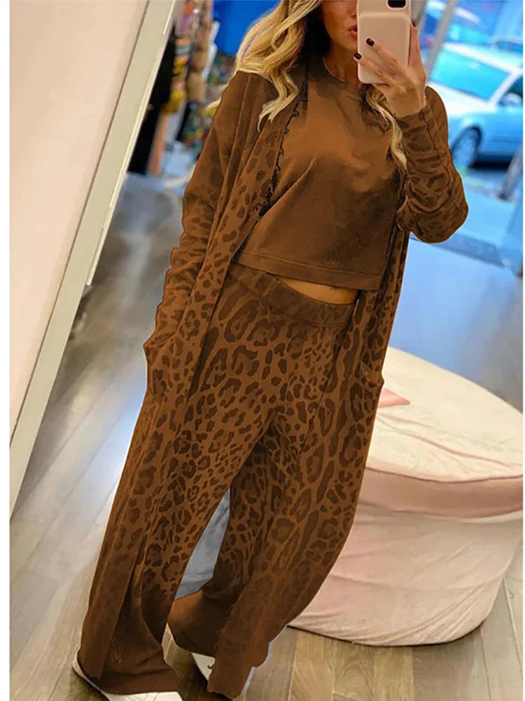 Savage Ease Knit Cardigan Set