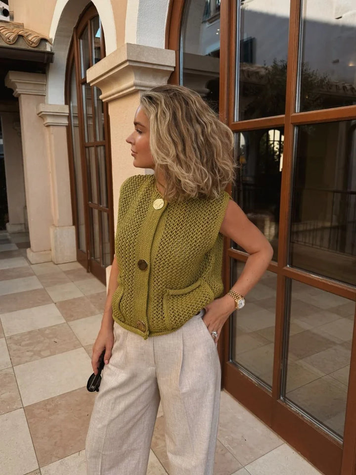 Clementine Knitted Vest