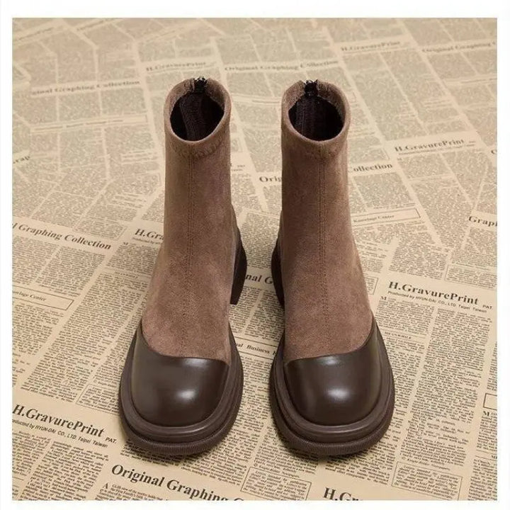Harlow Knit Ankle Boots