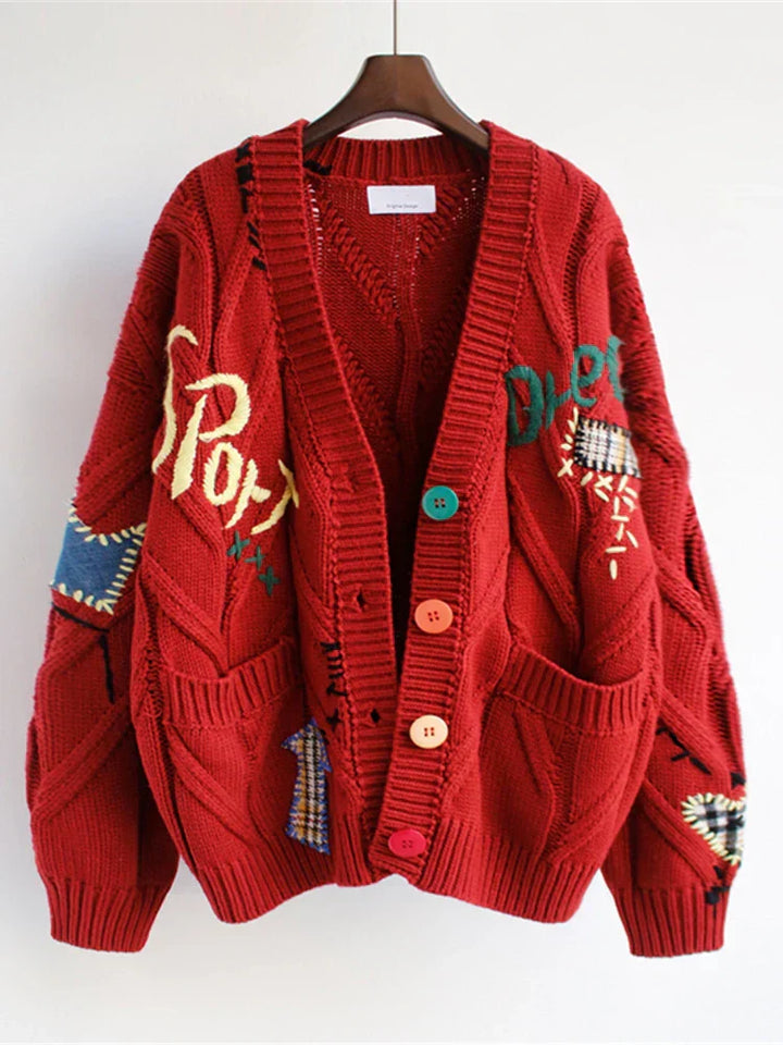 Harper Street Art Knit Cardigan