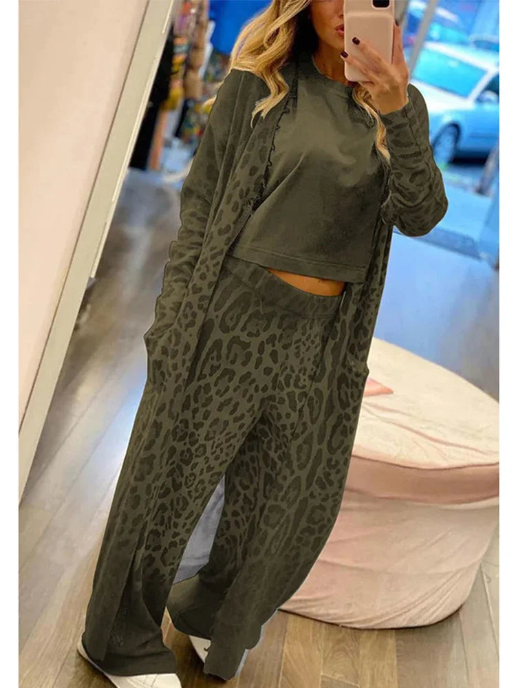 Savage Ease Knit Cardigan Set