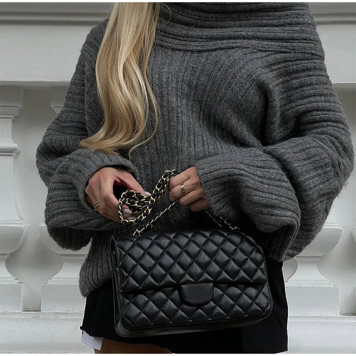 Luna Off-Shoulder Knit Jumper