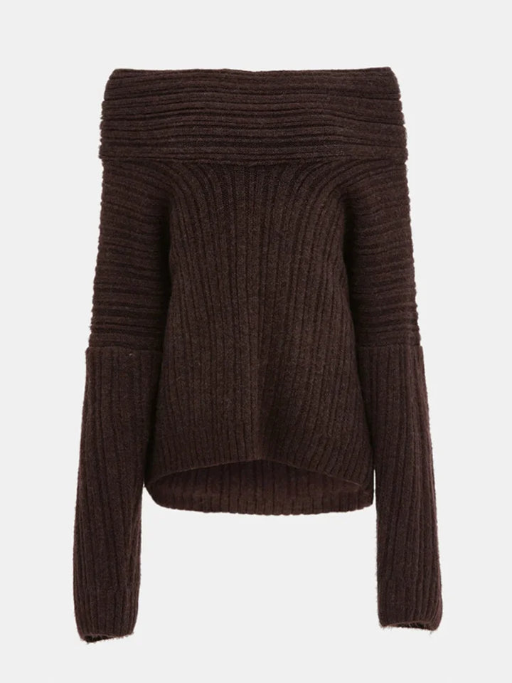 Luna Off-Shoulder Knit Jumper