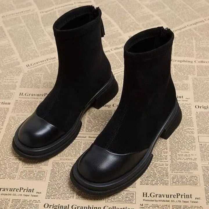 Harlow Knit Ankle Boots