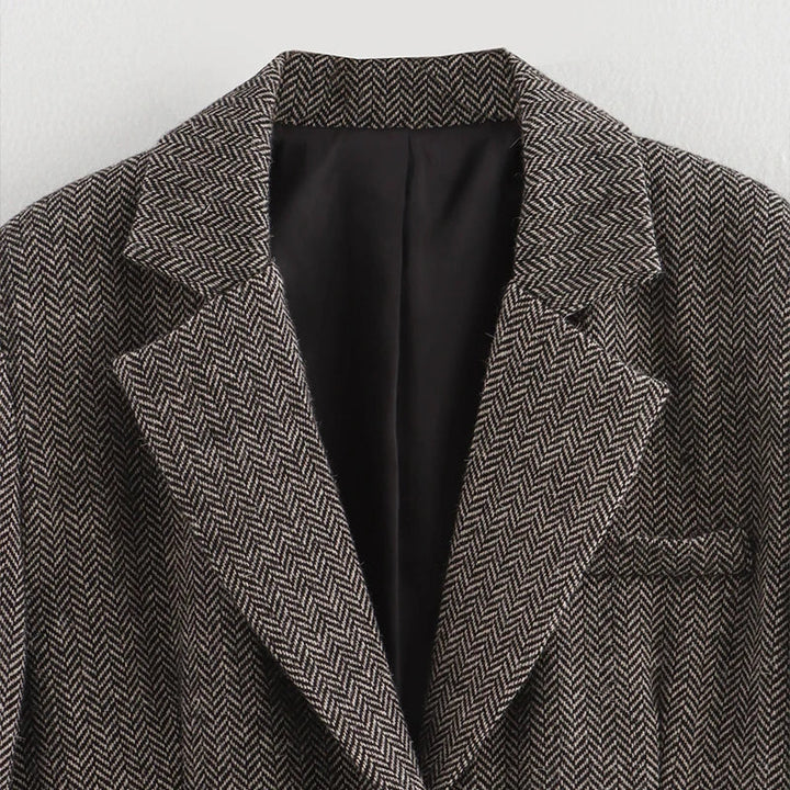 Isabelle Heritage Herringbone Blazer