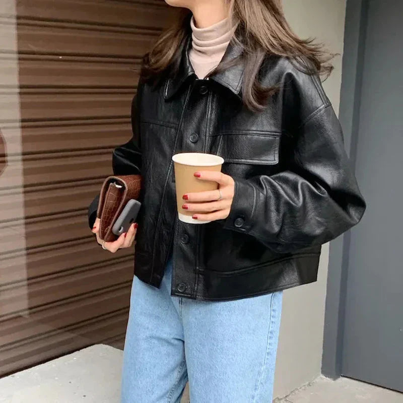 City Muse Faux Leather Jacket