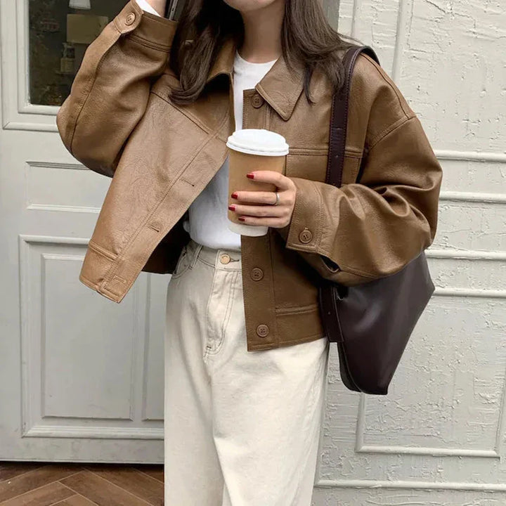City Muse Faux Leather Jacket