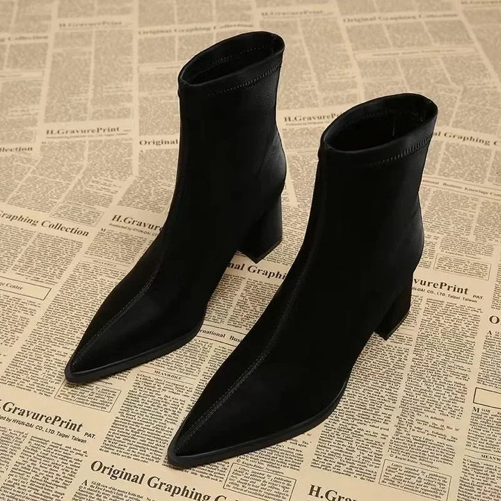 Sienna Sleek Stretch Ankle Boots