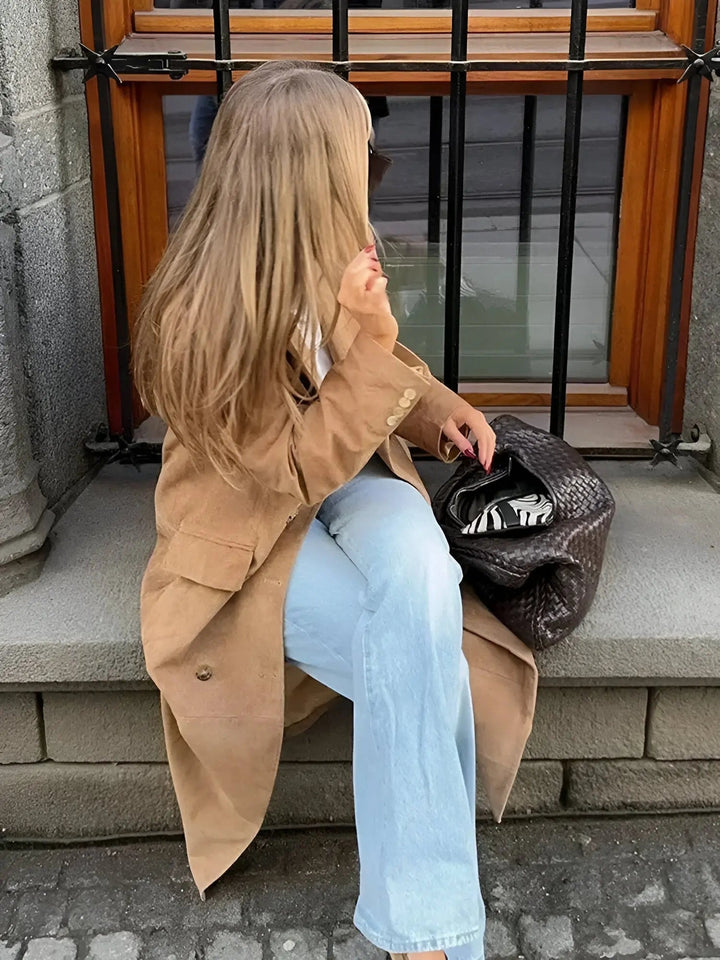 Crawford Drape Longline Coat
