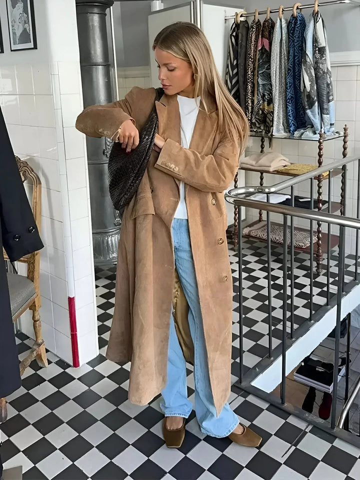 Crawford Drape Longline Coat